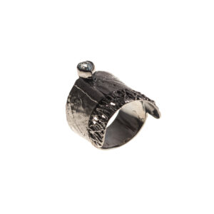 Silver Ring with Topaz