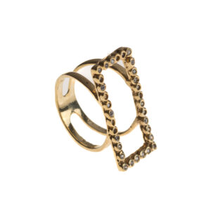Silver Ring Gold Plated   