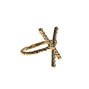 Silver Ring Gold Plated
